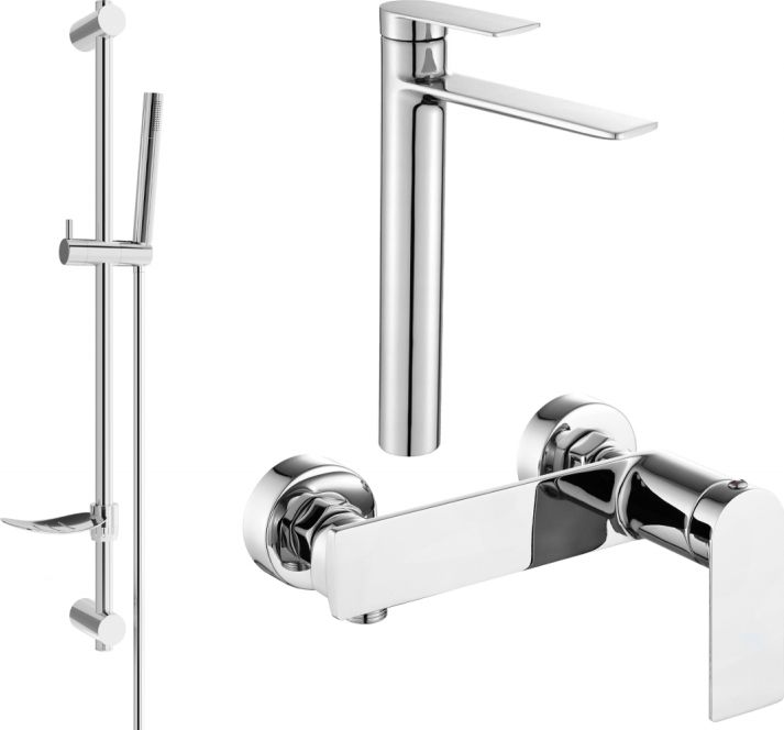 Mexen Mexen Zero DF70 zestaw prysznicowy, chrom - 71114DF70-00