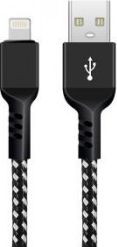 Kabel USB Maclean USB-A - Lightning 1 m Czarny (MCE472)