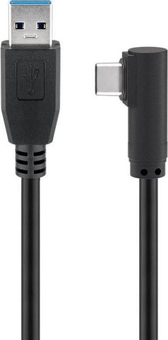 Kabel USB MicroConnect USB-A - USB-C 1 m Czarny (USB3.1CA1A)