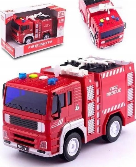 Straż pożarna wóz bojowy światło i dźwięk