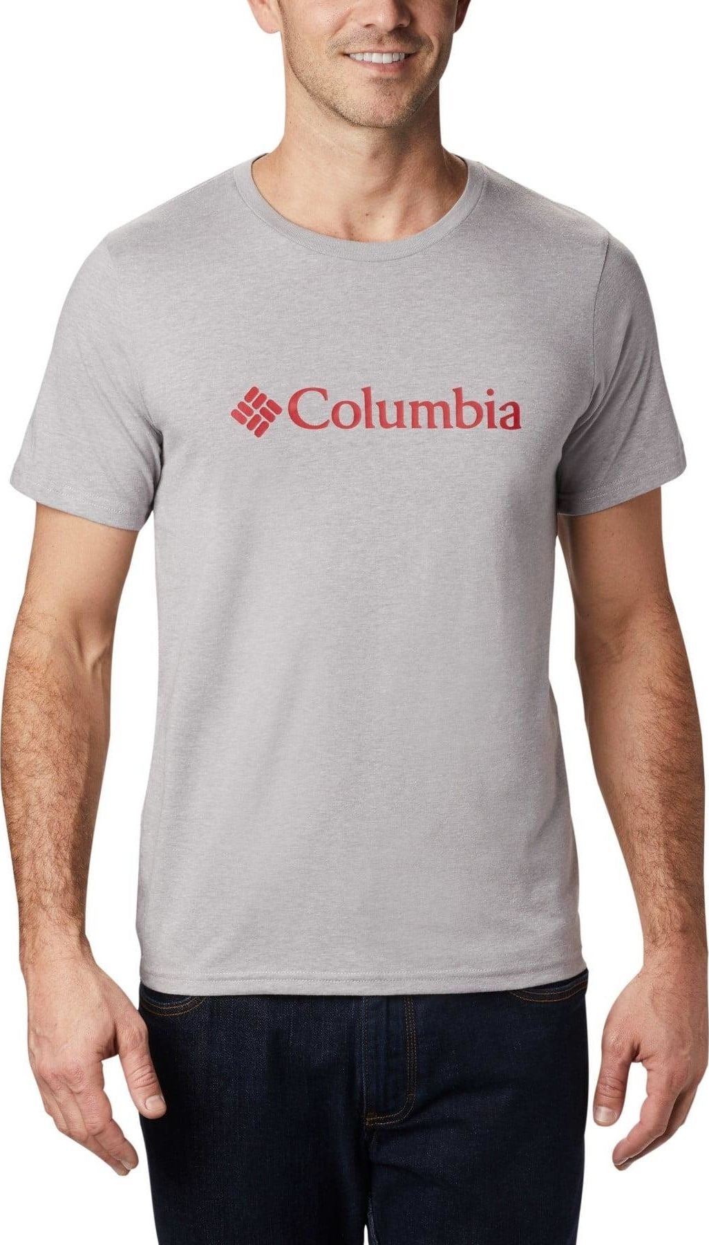 Columbia Koszulka męska CSC Basic Logo szara r. XL (1680053039)