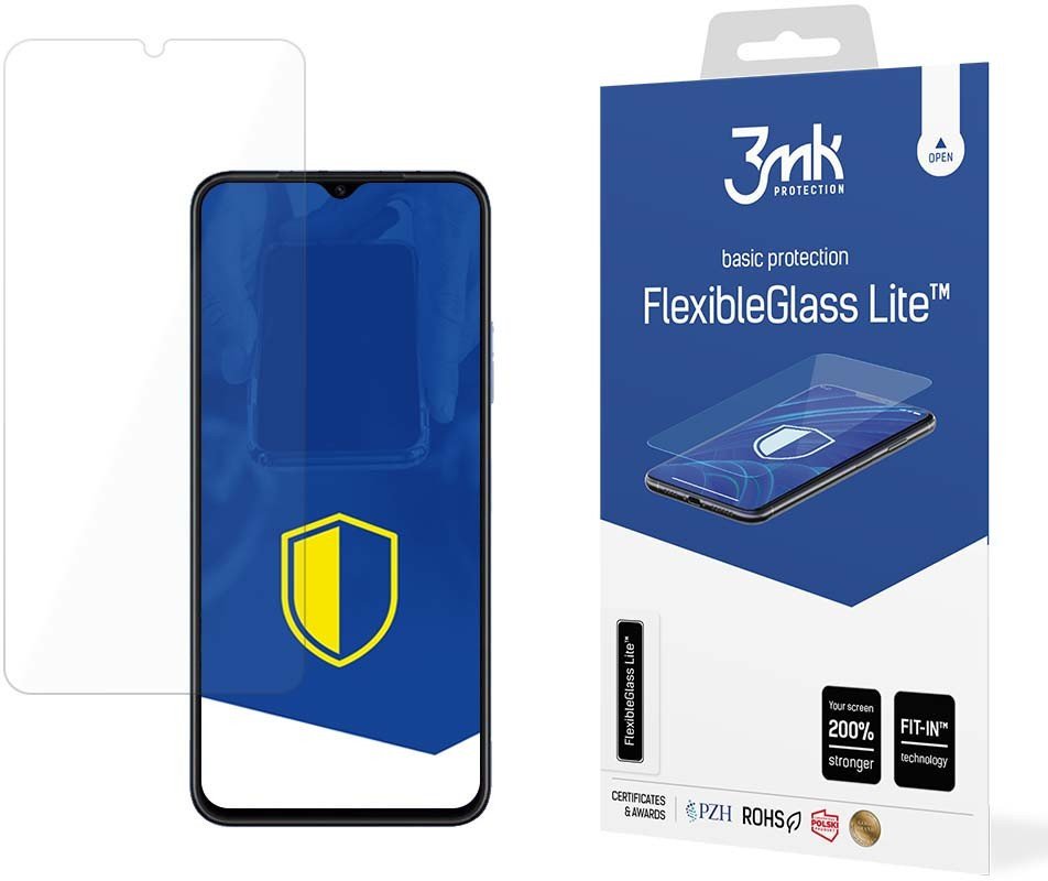 Szkło hybrydowe 3mk Flexibleglass Lite do Huawei Nova Y61, niepękające