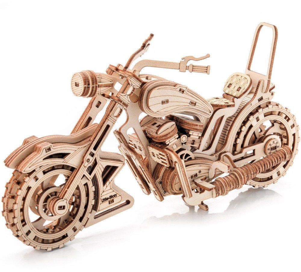 Little Story Drewniane Puzzle Model 3D - Yankee Chopper