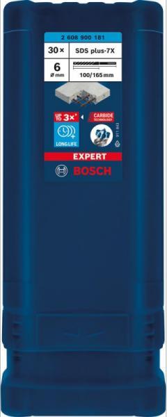 Wiertło Bosch Wiertło udarowe SDSplus7x 6x100x165mm 30St EXPERT Bosch