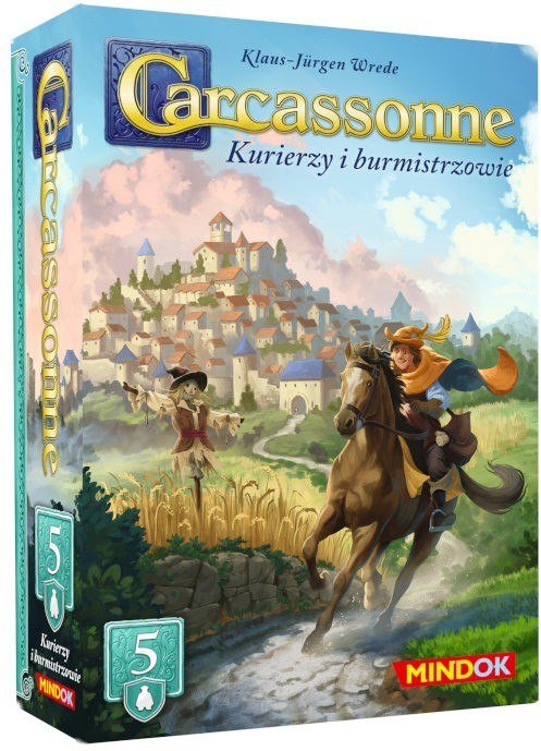 Bard Dodatek do gry Carcassonne: Kurierzy i burmistrzowie (trzecia edycja)