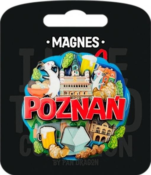 Pan Dragon Magnes Poznań kolaż - i love poland C