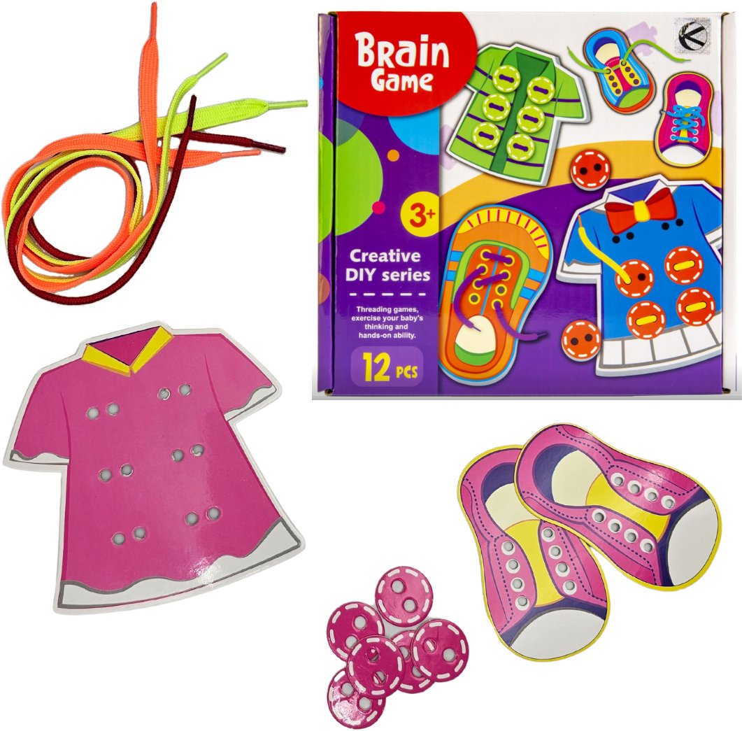 Zabawka edukacyjna do nauki sznurowania