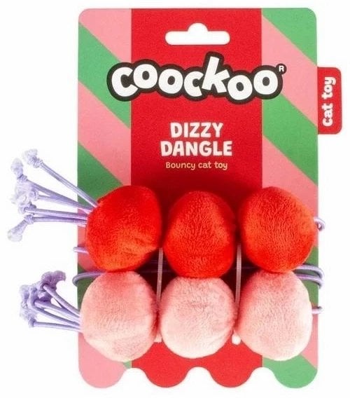 Coockoo Pluszowa Zabawka Dla Kota Piłeczki Róż 60cm