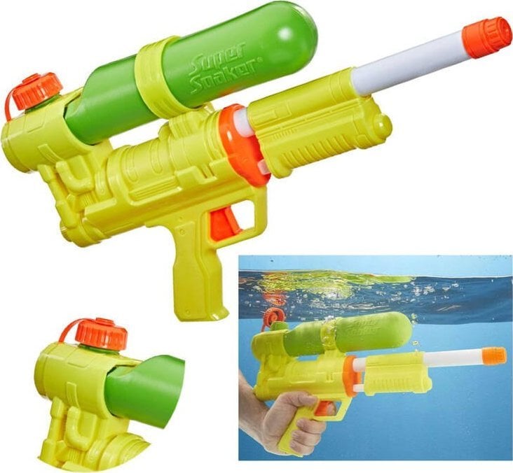 Hasbro Super poręczny pistolet na wodę dla dzieci żółty Nerf Soa XP50 ZA5185