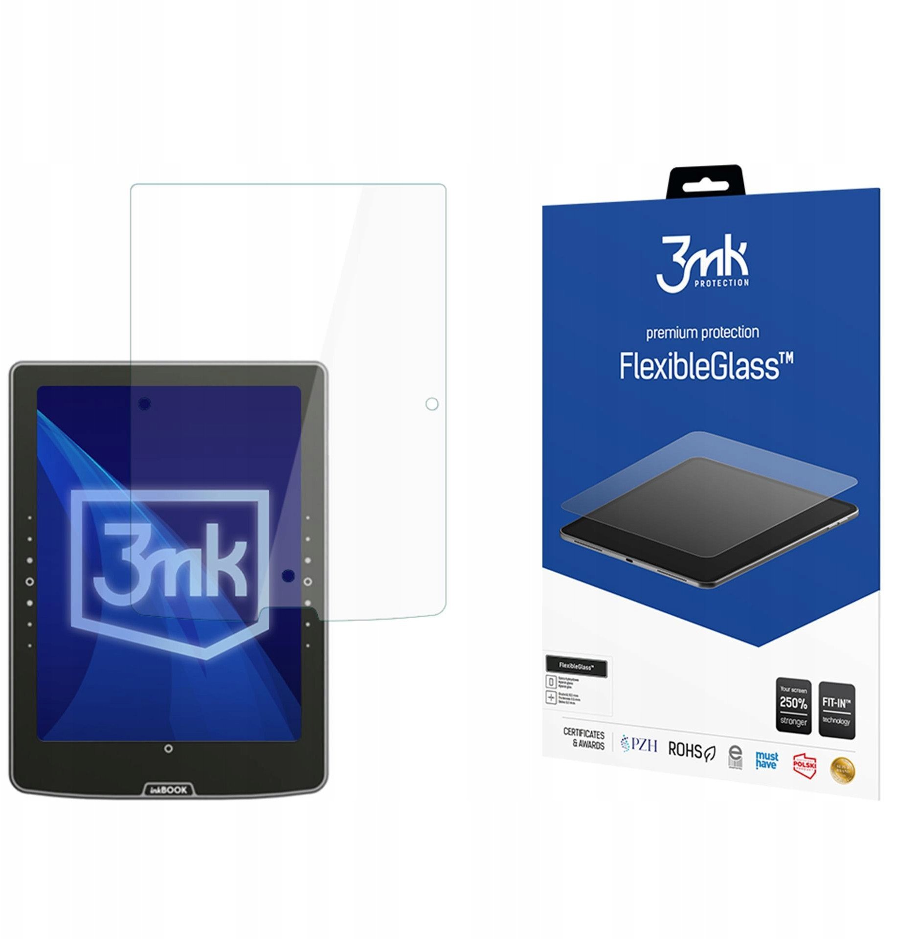 inkBOOK Solaris 6" - up to 8.3" 3mk FlexibleGlass