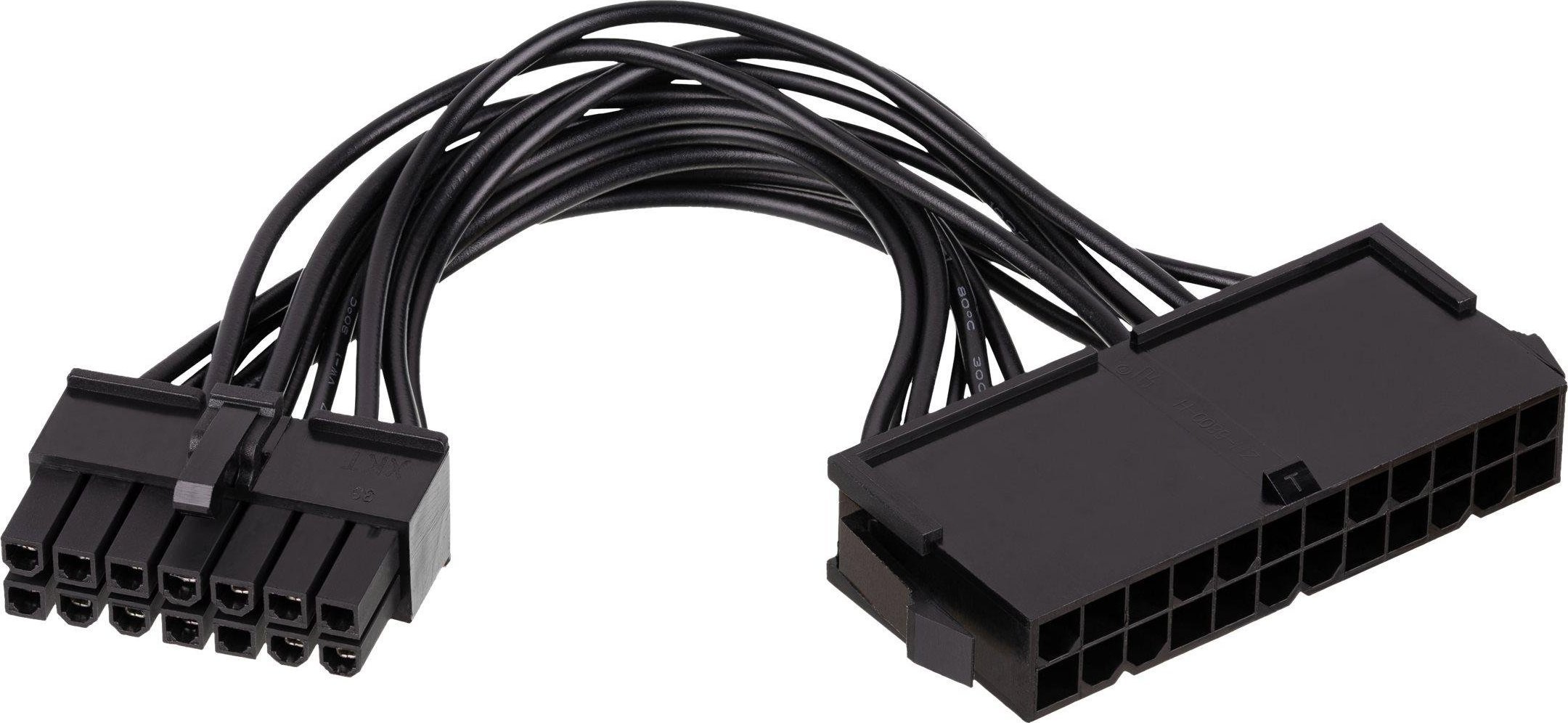 Akyga ATX24 - ATX14, 0.1m, Czarny (AK-CA-77)