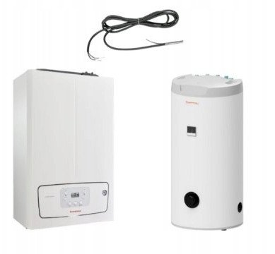 Pakiet 1-fun.kondens. wersja standard - kocioł TERA 24 + zasobnik UBS160V3 + sonda kontaktowakotły wiszące
