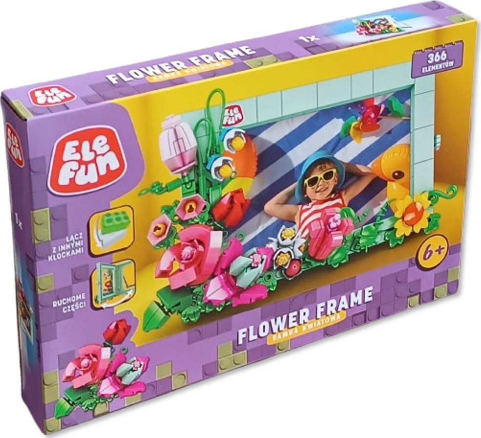 Elefun Klocki Elefun - Flower Frame - Ramka kwiatowa 8826