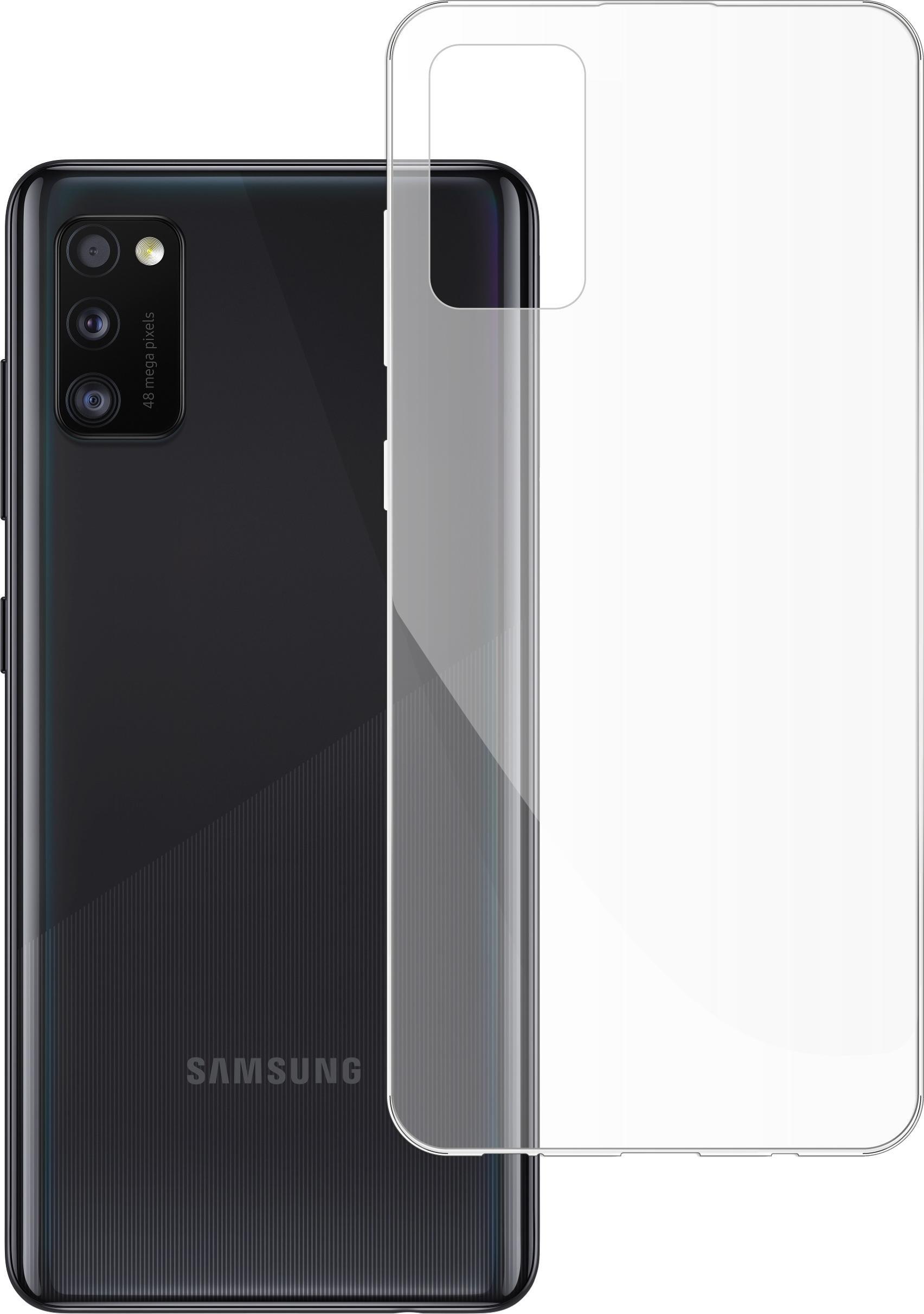 etumi Etui Do Samsung Galaxy A41 Gumowe Slim Clear View Pokrowiec Ochronny / Futerał Obudowa / Ochrona Clear Cover Bezbarwne Slim Case0032