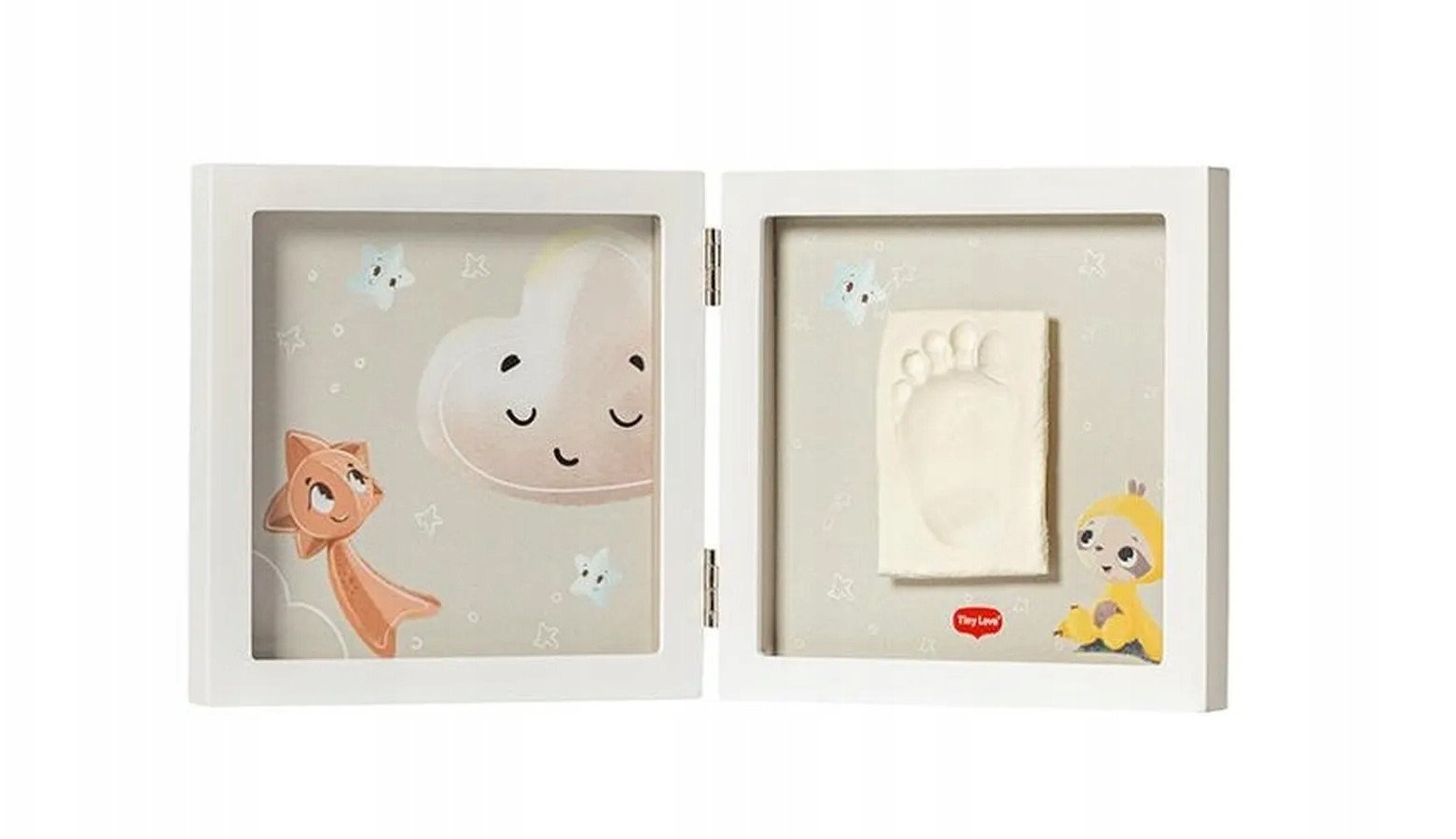 Tiny Love Simple Frame Baby Footprint or Handprint Kit White 3333166051