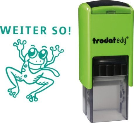 Trodat trodat Motivstempel Printy Apfelgrün "Frosch" 4922