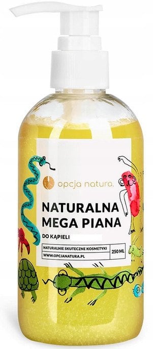 OPCJA NATURA_Naturalna Mega Piana do kąpieli dla dzieci 250ml