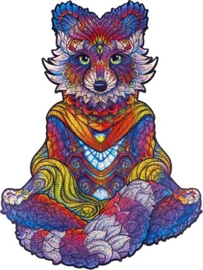 Pan i Pani Gadżet Puzzle Drewniane Dla Dorosłych Kolorowy Szop L