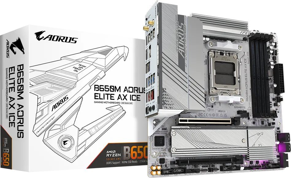 Płyta główna Gigabyte B650M AORUS ELITE AX ICE