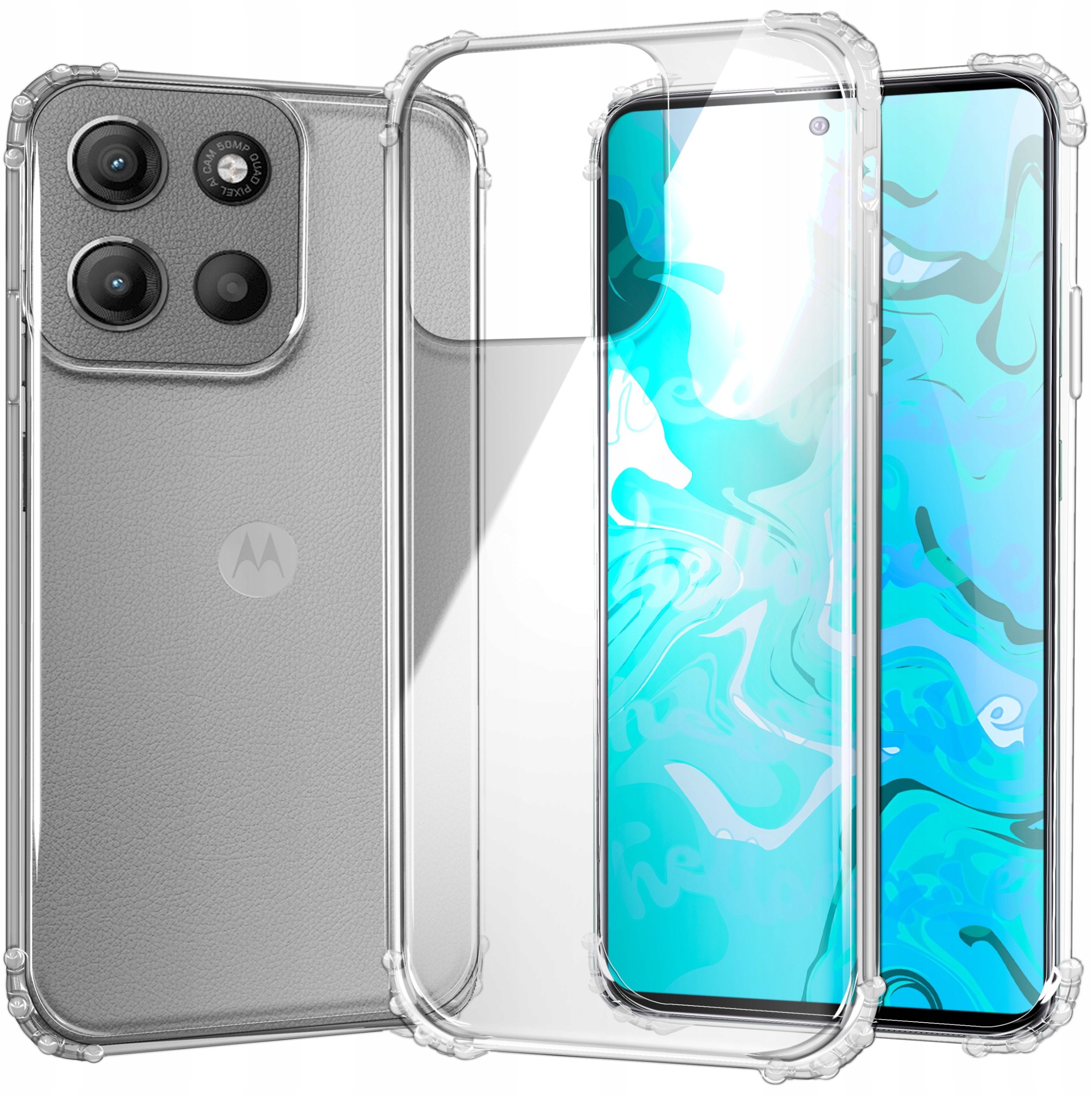 ETUI PANCERNE DO MOTOROLA MOTO G15 | CASE SILIKON GUMOWE SLIM ANTI SHOCK