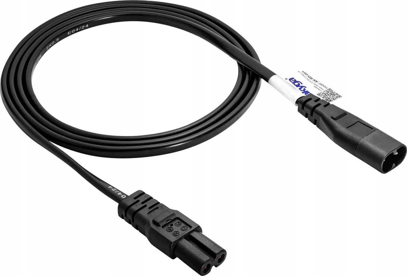 Kabel zasilający Akyga AKYGA Kabel zasilający AK-RD-08A przedłużacz ósemka CCA IEC C7 / IEC C8 1.5m