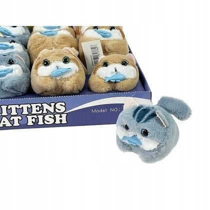 Zwierzątko kotek z rybą/ kręcący ogon 13782