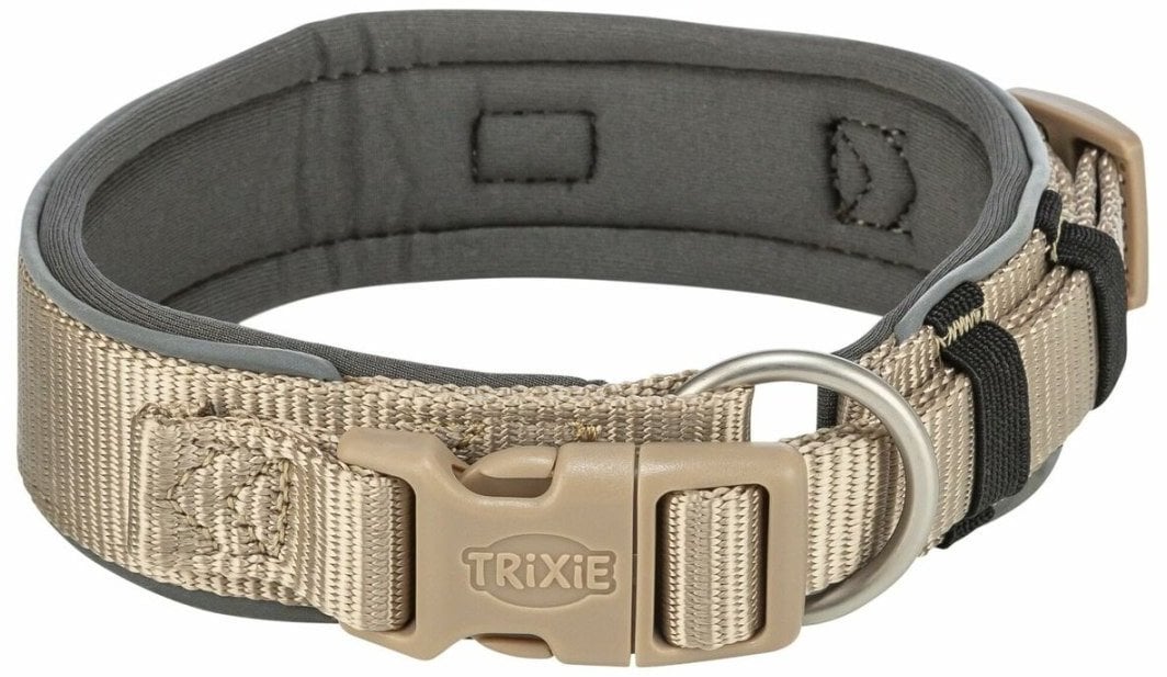 Obroża dla psa Trixie Premium Grafit Piasek L/XL 53-62 cm