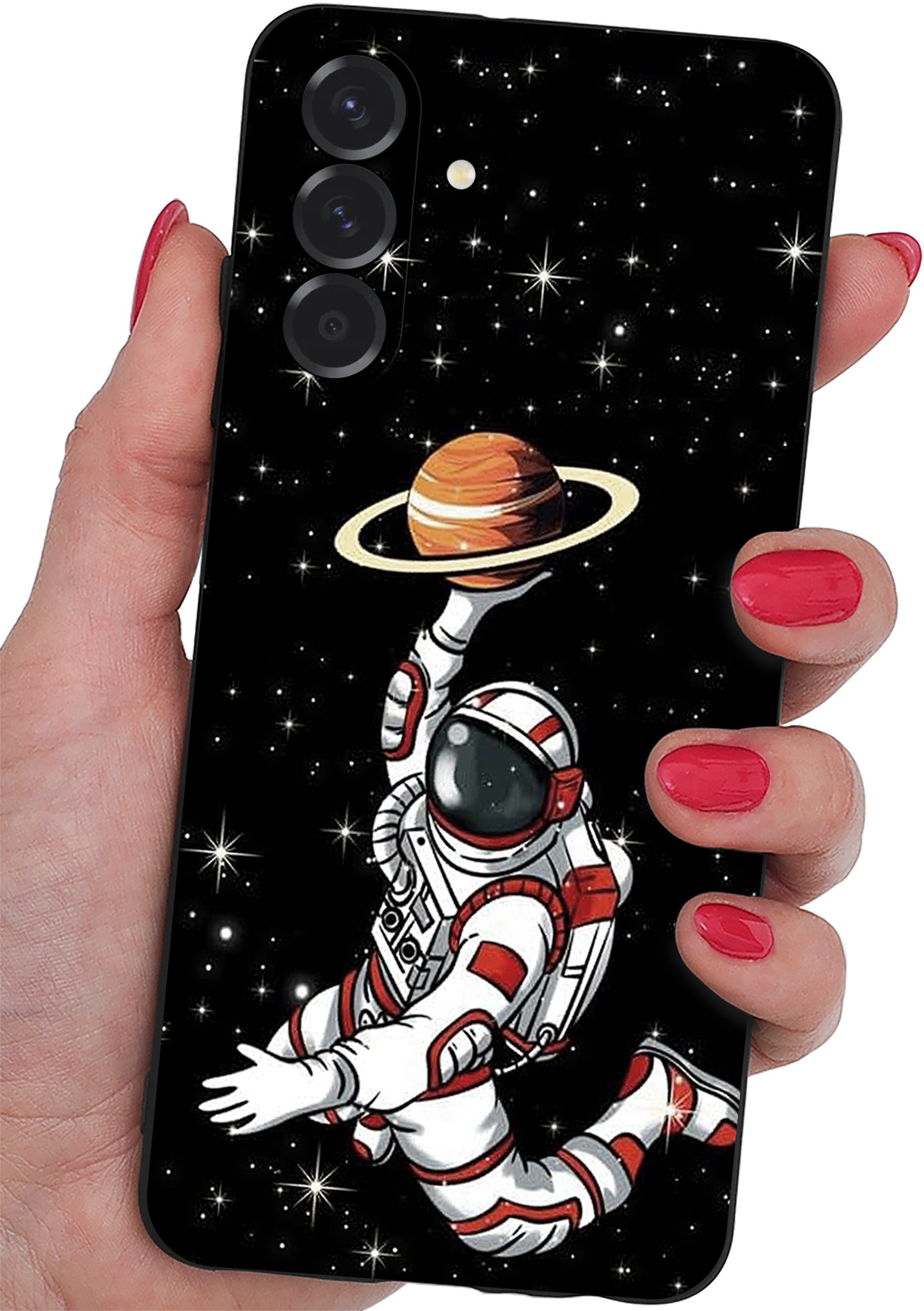 ETUI do Samsung A56 5G | WZORY | SILIKONOWE MATT CASE + SZKŁO 9H