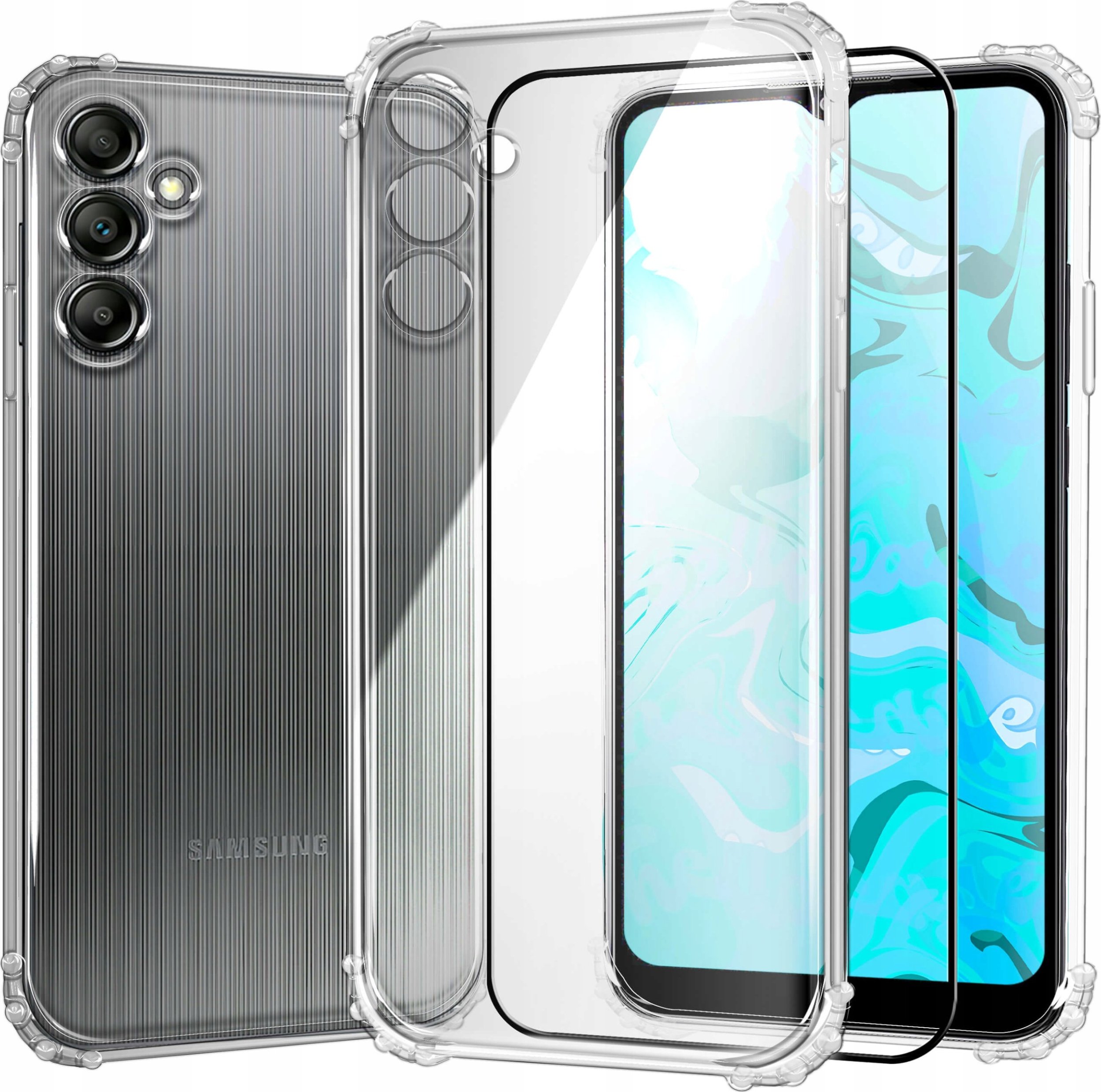Hello Case ETUI PANCERNE DO SAMSUNG GALAXY A14 5G | CASE SILIKON GUMOWE SLIM SZKŁO