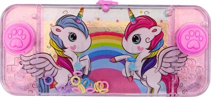 LeanToys ﻿Gra Wodna Konsola Zręcznościowa Różowa Mini Jednorożce Pad Konsola