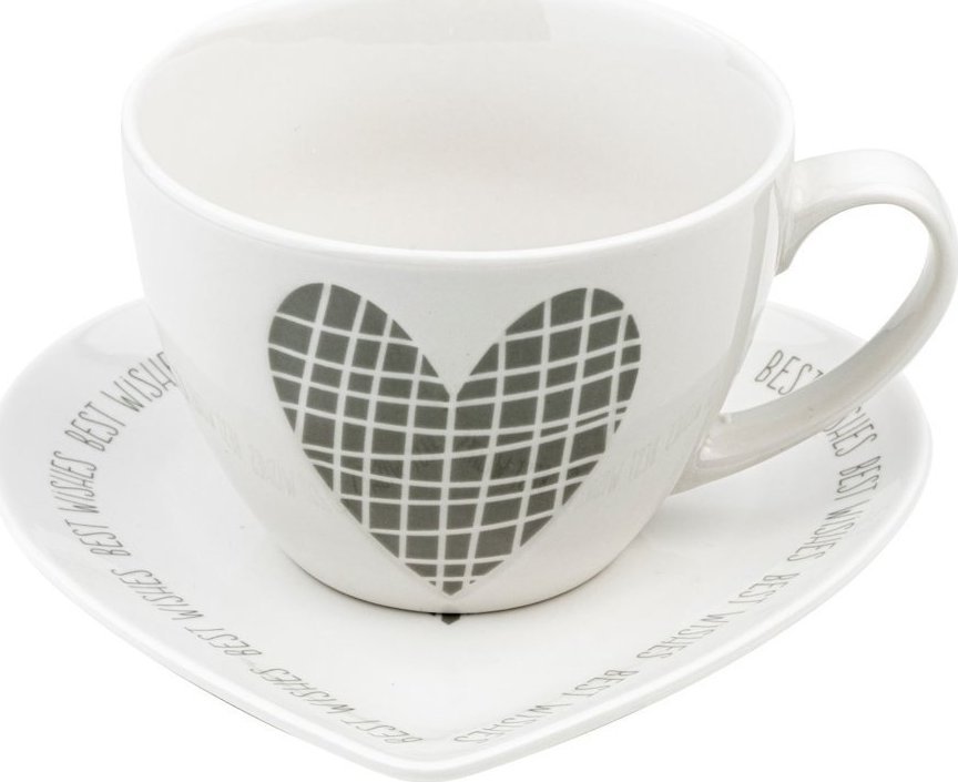 Florina Filiżanka ze spodkiem prezentowa Florina Hearts 460 ml