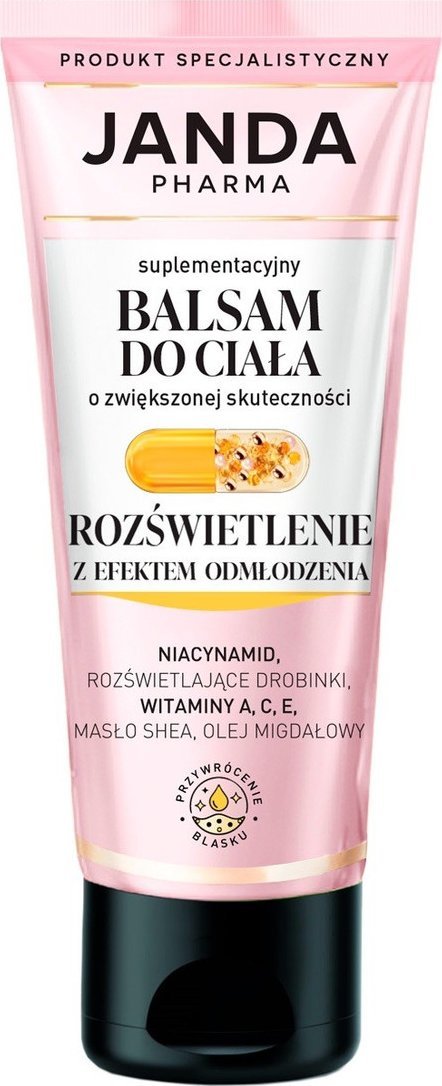 Janda Pharma suplementacyjny Balsam do ciała-rozświetlenie z efektem odmłodzenia 200ml