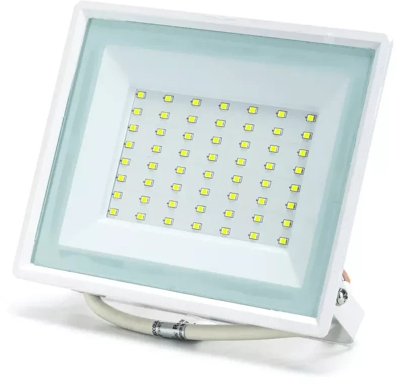 Naświetlacz 50W 6500K halogen barwa biała zimna LED typ SLIM 4300lm