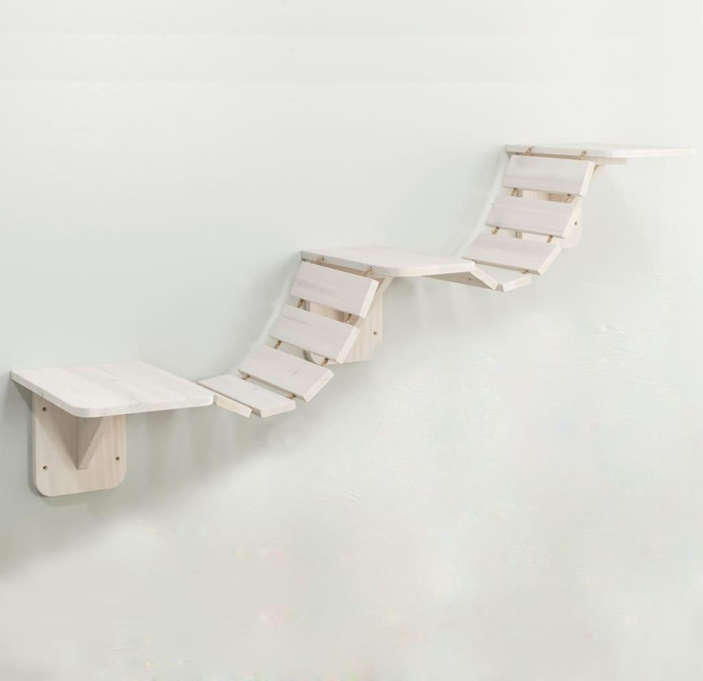 Trixie TRIXIE Ścienna drabinka wspinaczkowa dla kota, 150x30 cm, biała