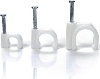 Trytyt UCHWYT Z GWOŹDZIEM DO PRZEWODÓW OKRĄGŁYCH FLOP-O6 (100szt.)