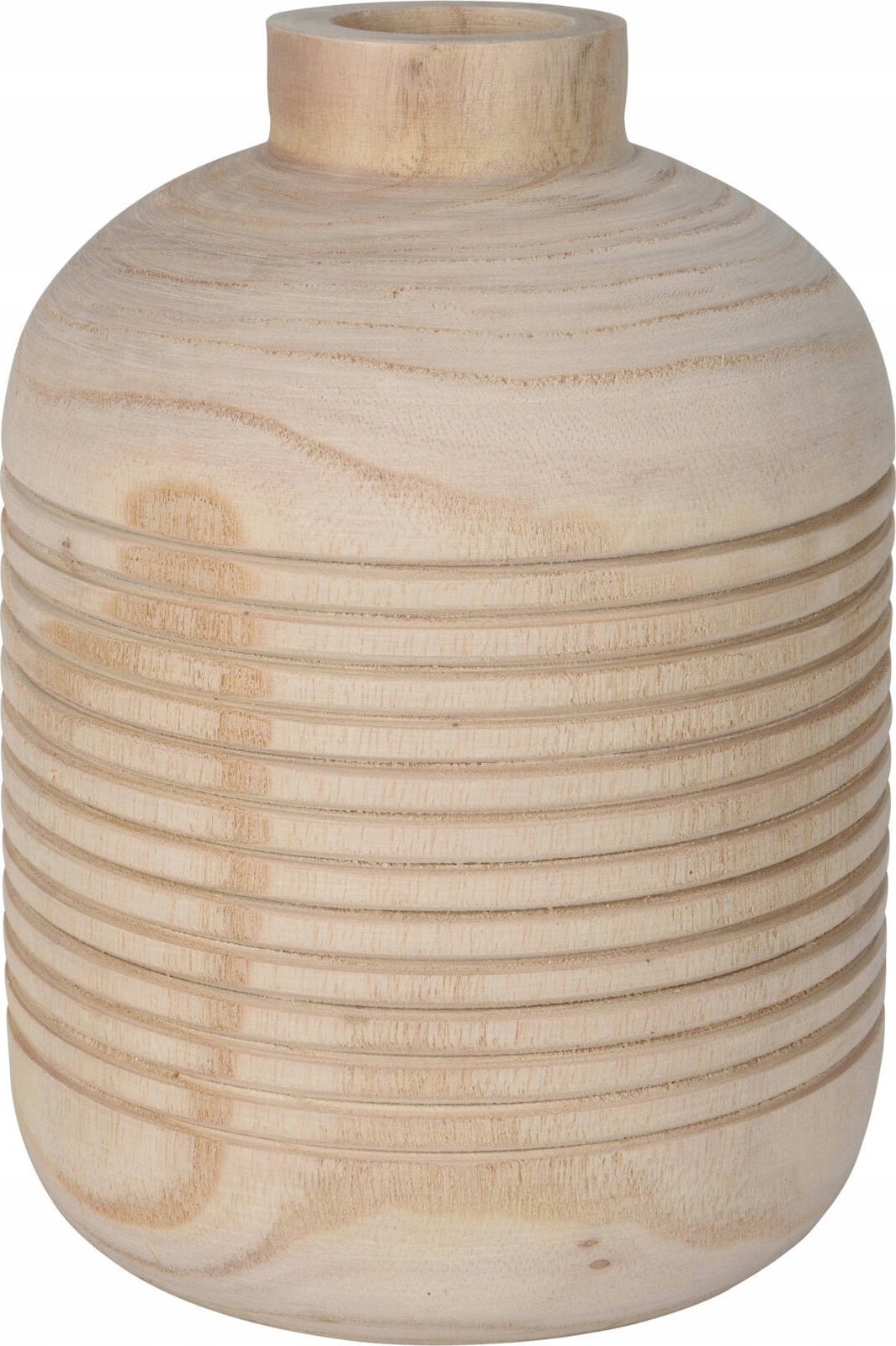 Home Styling Collection Wazon drewniany, Ø 15 cm