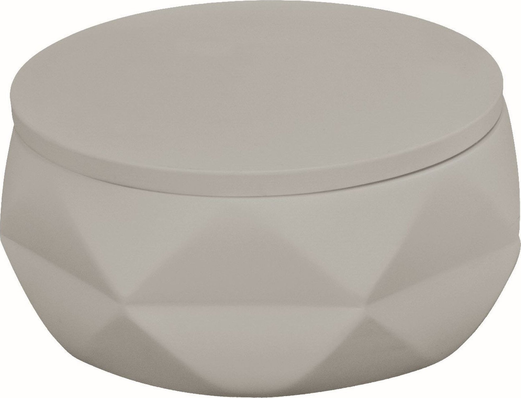 Kleine Wolke Kleine Wolke Crackle Jar Pojemnik łazienkowy szary