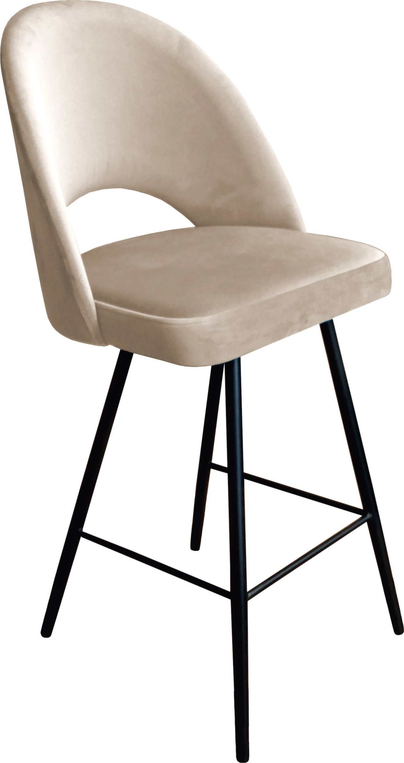 Atos Hoker krzesło barowe Polo podstawa czarna MG09