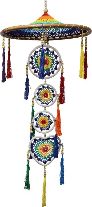 Art-Pol Łapacz Snów Tęczowy - Pastelowy 4