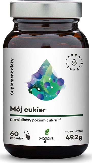 Aura Herbals Aura Herbals Mój cukier - 60 kapsułek