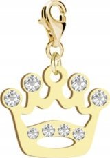 Radziszewska Jewellery Pozłacany Charms KORONA DEDYKACJA GRATIS