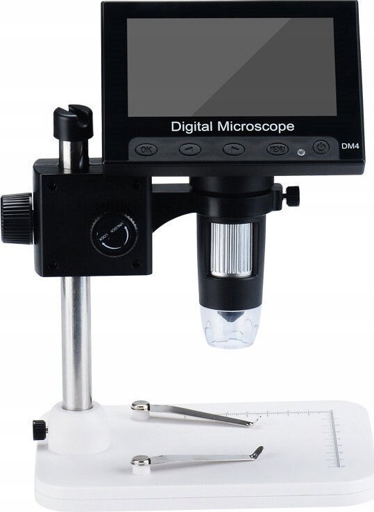 Mikroskop Rosfix MIKROSKOP CYFROWY Z WYŚWIETLACZEM 4,3 DO LUTOWANIA JUBILERSTWA 1000X KARTA