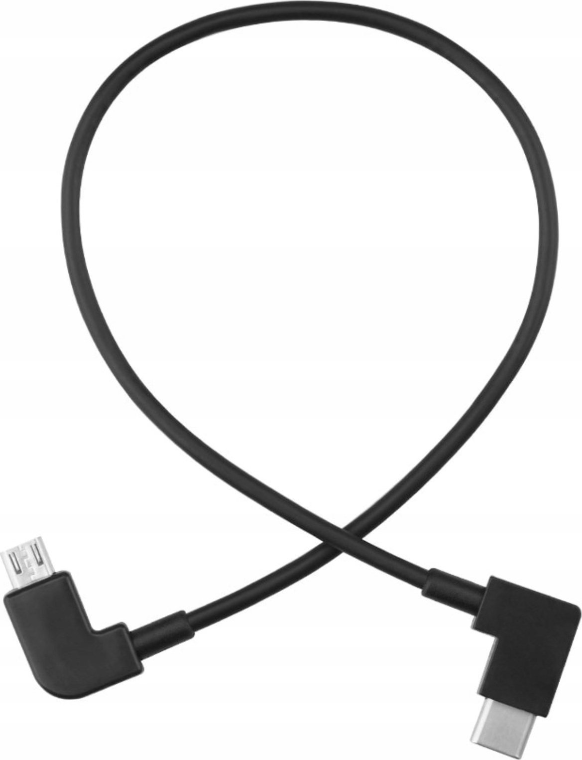 Kabel USB USB-C - microUSB 0.3 m Czarny