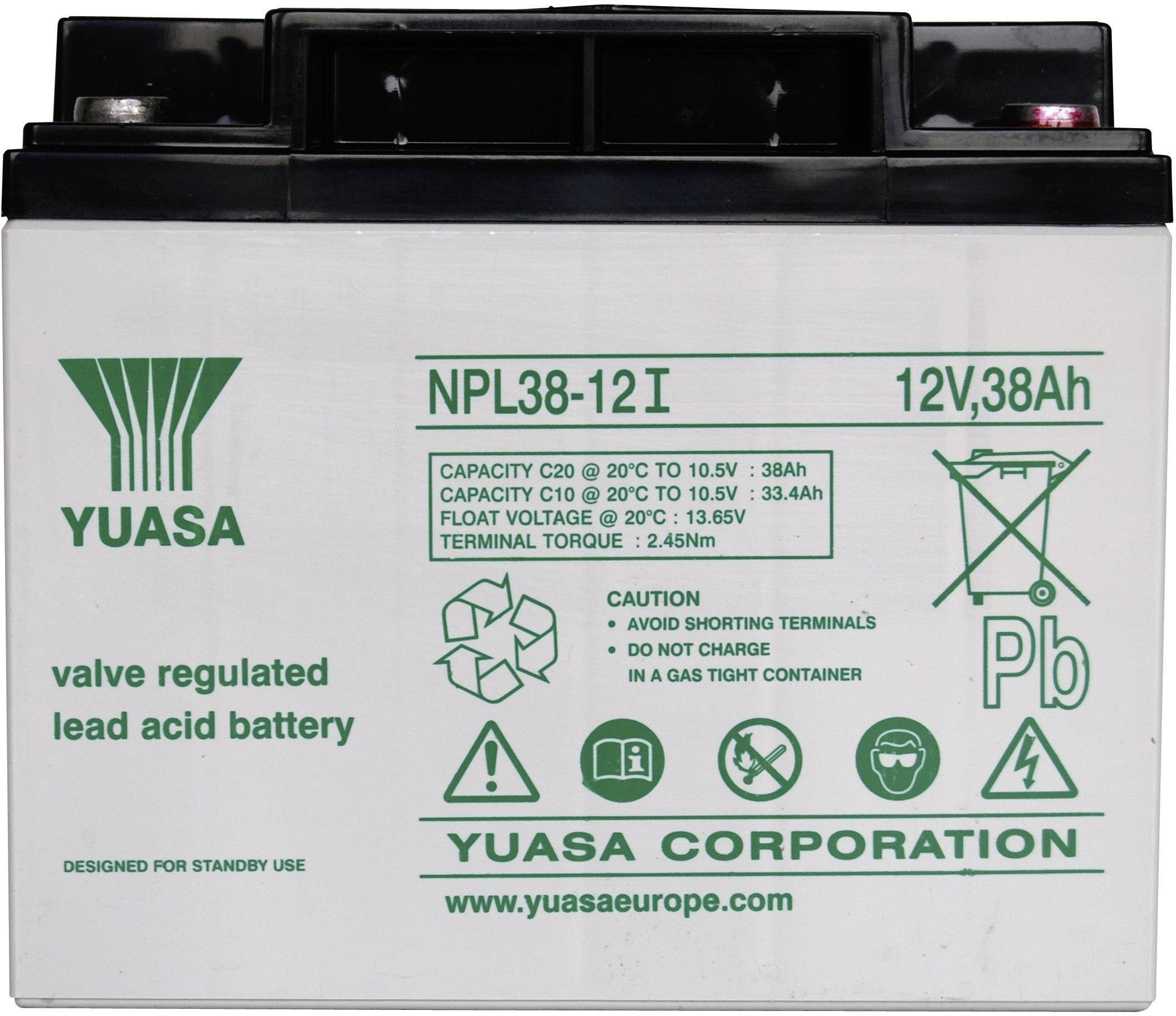 NP38-12 YUASA 38Ah 12V Akumulator AGM