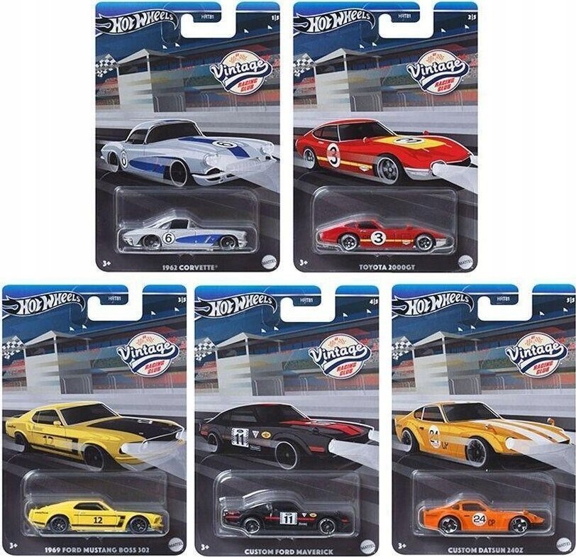 Mattel HW SAMOCHODZIK VINTAGE MIX HRT81 B/C10