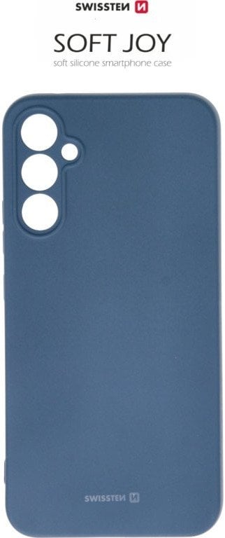 Swissten Soft Joy Silicone Case for Samsung Galaxy A34 5G Blue