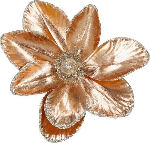 Springos Sztuczna magnolia gałązka kwiat złoty UNIWERSALNY