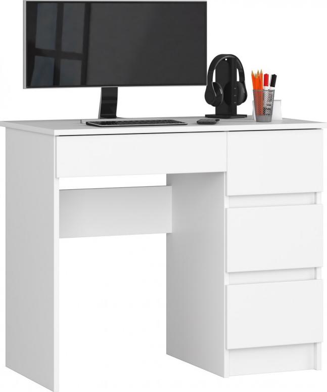 Biurko Fabryka Mebli Akord A-7 Białe 90 cm x 50 cm