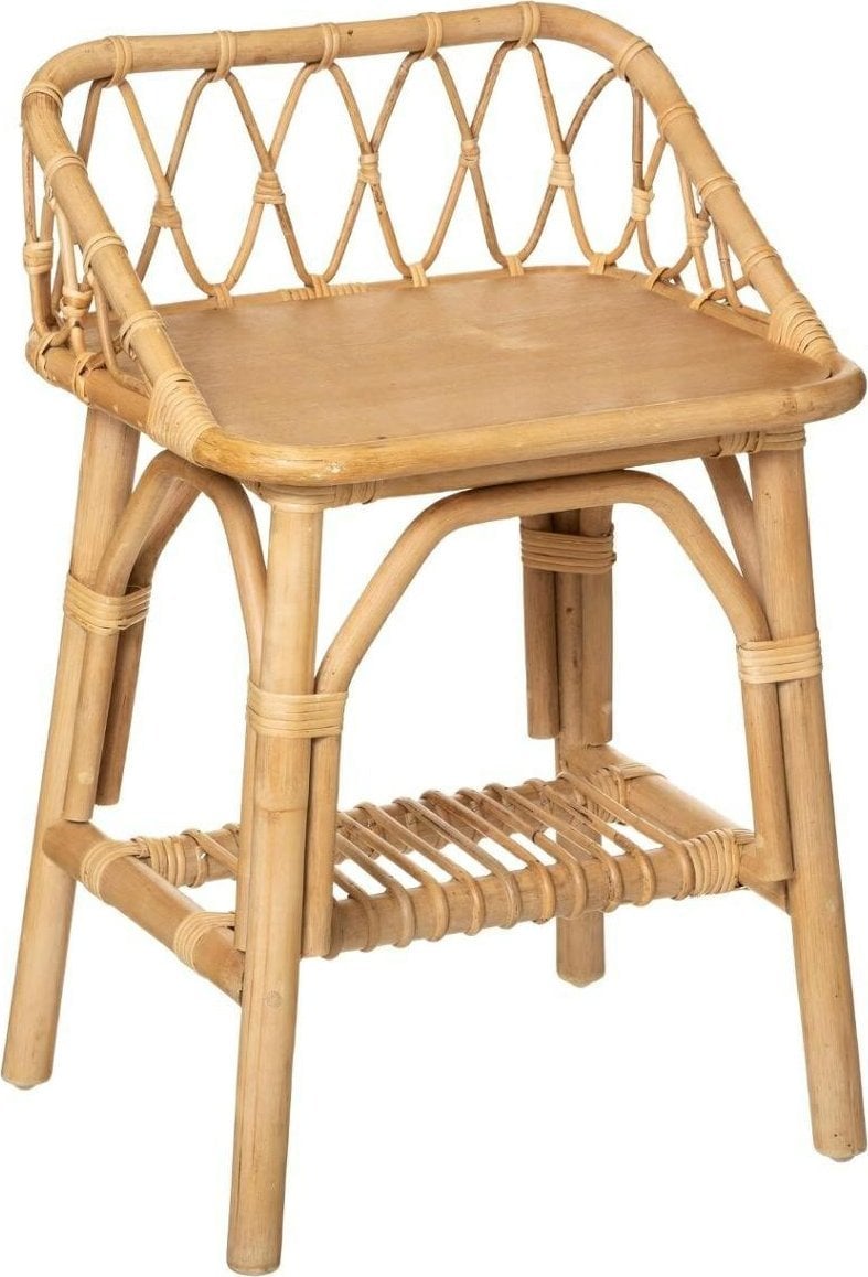 Atmosphera Ozdobna szafka nocna do pokoju dziecięcego, 56 cm, rattanowa