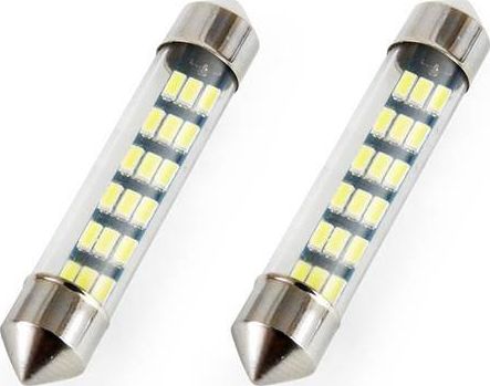 AMiO Żarówki LED STANDARD Festoon C5W 18xSMD 3014 12V 41mm